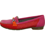 Lade das Bild in den Galerie-Viewer, Rieker Slipper/Kletthalbschuh luftdurchlässig (durchbrochenes/geflochtenes Obermaterial)