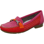 Lade das Bild in den Galerie-Viewer, Rieker Slipper/Kletthalbschuh luftdurchlässig (durchbrochenes/geflochtenes Obermaterial)