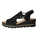 Lade das Bild in den Galerie-Viewer, Rieker Keil Sandalette ab 30mm Sohlenhöhe