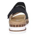 Lade das Bild in den Galerie-Viewer, Rieker Keil Sandalette ab 30mm Sohlenhöhe