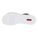 Lade das Bild in den Galerie-Viewer, Rieker Keil Sandalette ab 30mm Sohlenhöhe