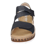 Lade das Bild in den Galerie-Viewer, Rieker Keil Sandalette ab 30mm Sohlenhöhe