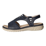 Lade das Bild in den Galerie-Viewer, Rieker Sandalette mit Mehrweite bis 30mm Sohlenhöhe