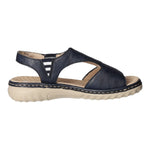 Lade das Bild in den Galerie-Viewer, Rieker Sandalette mit Mehrweite bis 30mm Sohlenhöhe