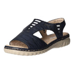 Lade das Bild in den Galerie-Viewer, Rieker Sandalette mit Mehrweite bis 30mm Sohlenhöhe