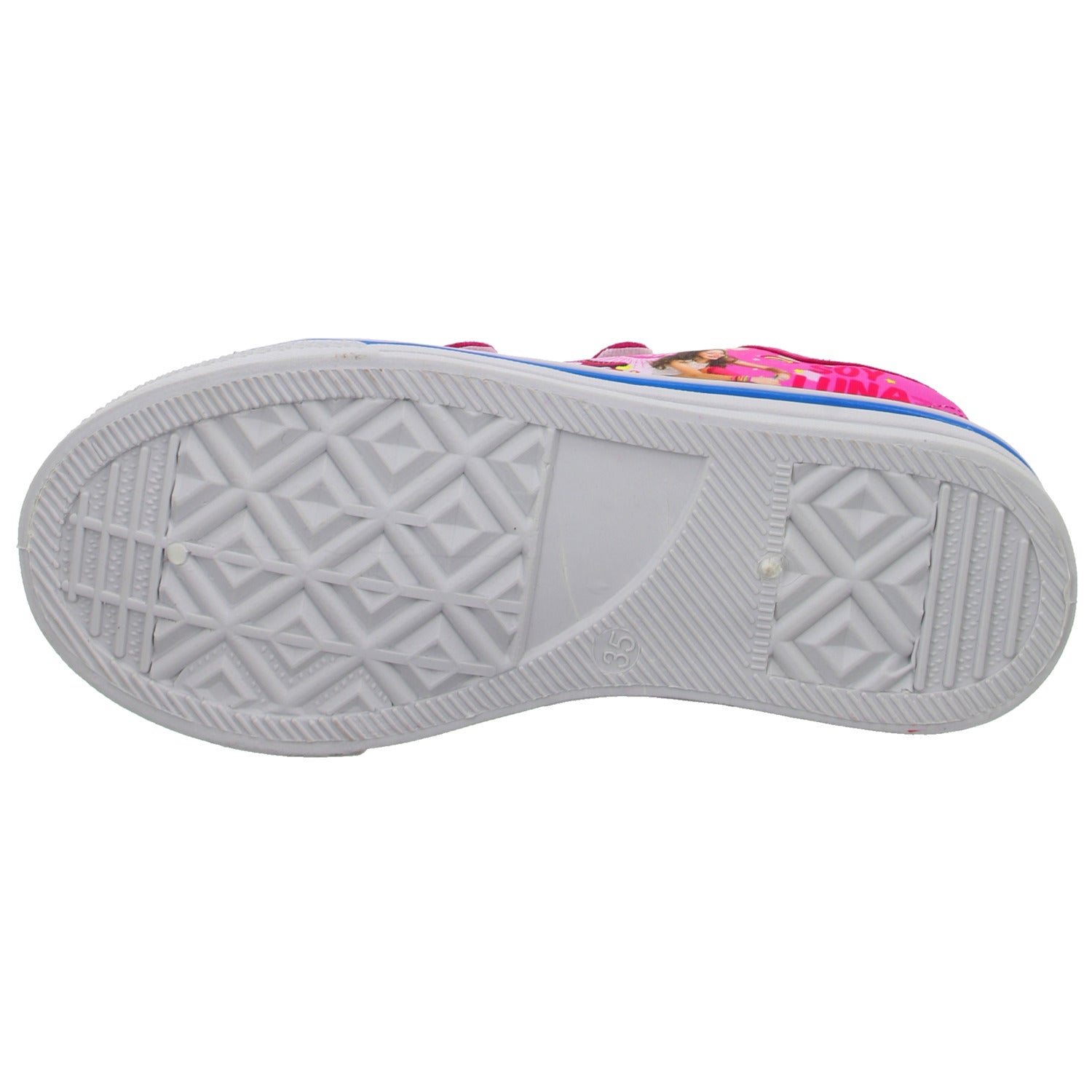 Soy Luna Leinen Slipper/Kletthalbschuh