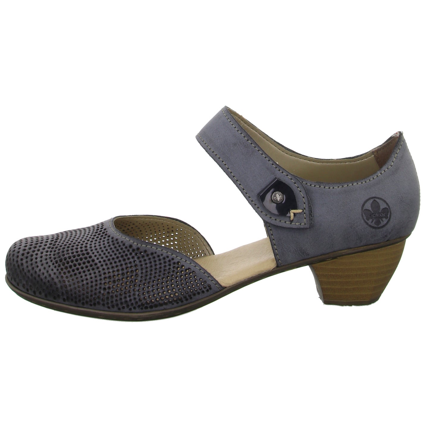 Rieker Pumps mit Riemen (diverse Absätze)