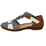 Lade das Bild in den Galerie-Viewer, Rieker Slipper/Kletthalbschuh luftdurchlässig (durchbrochenes/geflochtenes Obermaterial)
