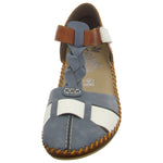Lade das Bild in den Galerie-Viewer, Rieker Slipper/Kletthalbschuh luftdurchlässig (durchbrochenes/geflochtenes Obermaterial)
