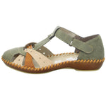 Lade das Bild in den Galerie-Viewer, Rieker Slipper/Kletthalbschuh luftdurchlässig (durchbrochenes/geflochtenes Obermaterial)
