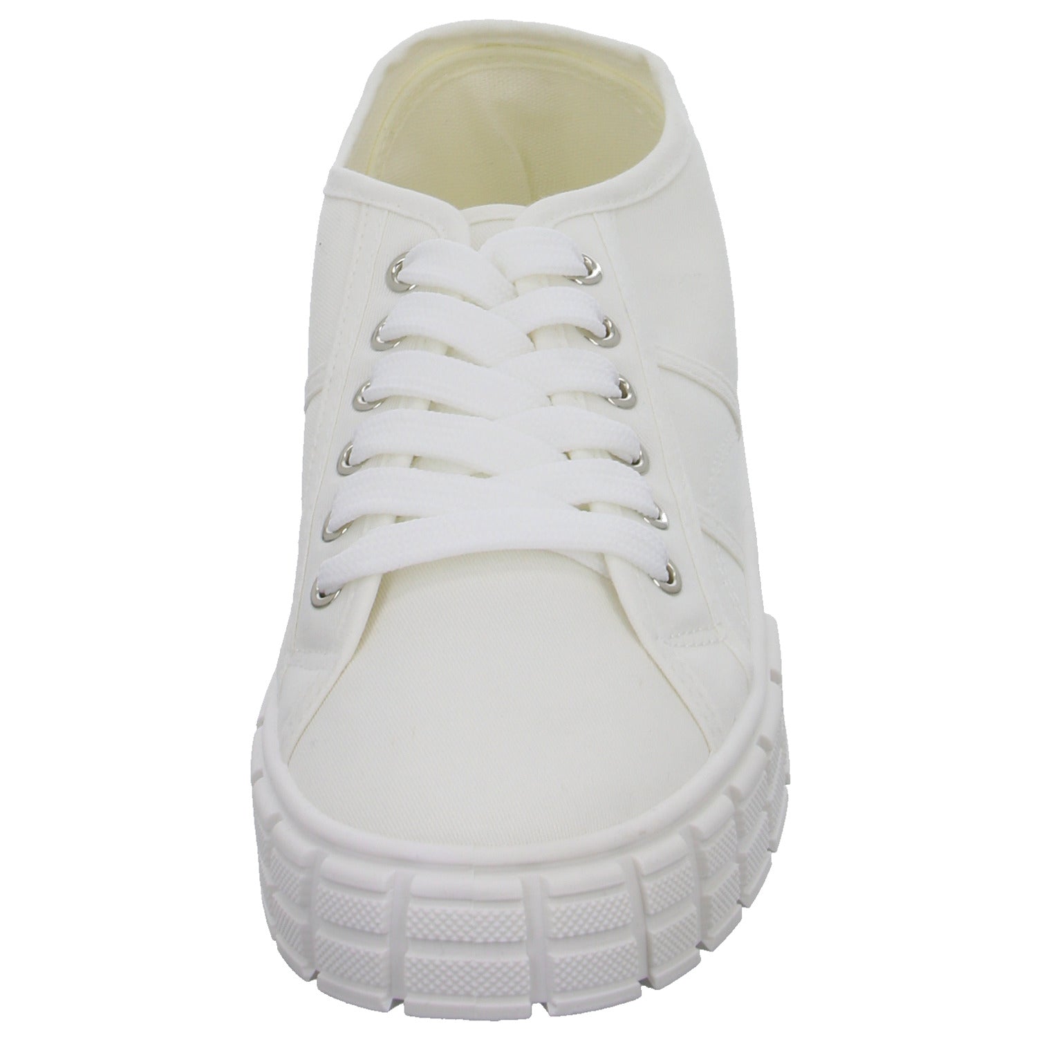 Sneakers Leinen Schnürhalbschuh