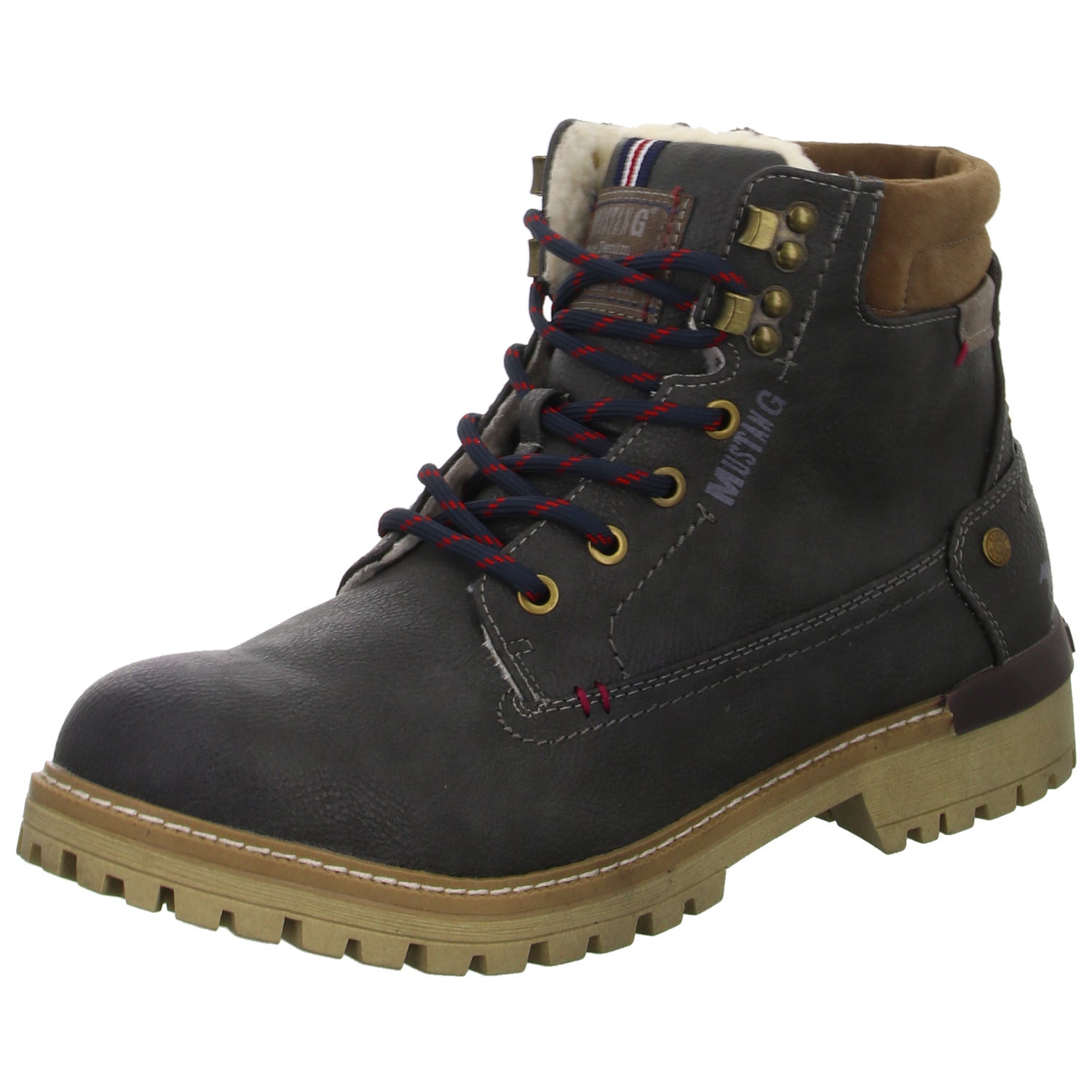 MUSTANG Schnürstiefelette Warmfutter Freizeit (casual)