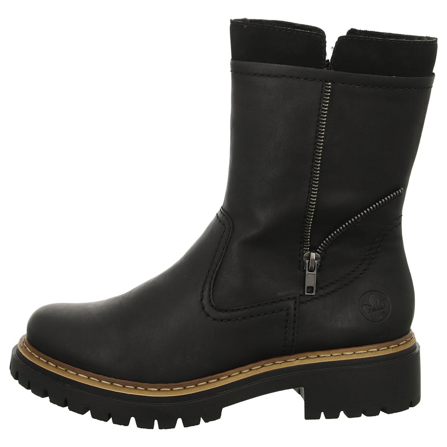Rieker Schlupf-/Reißverschlußstiefelette Warmfutter bis 35mm Absatz (casual)