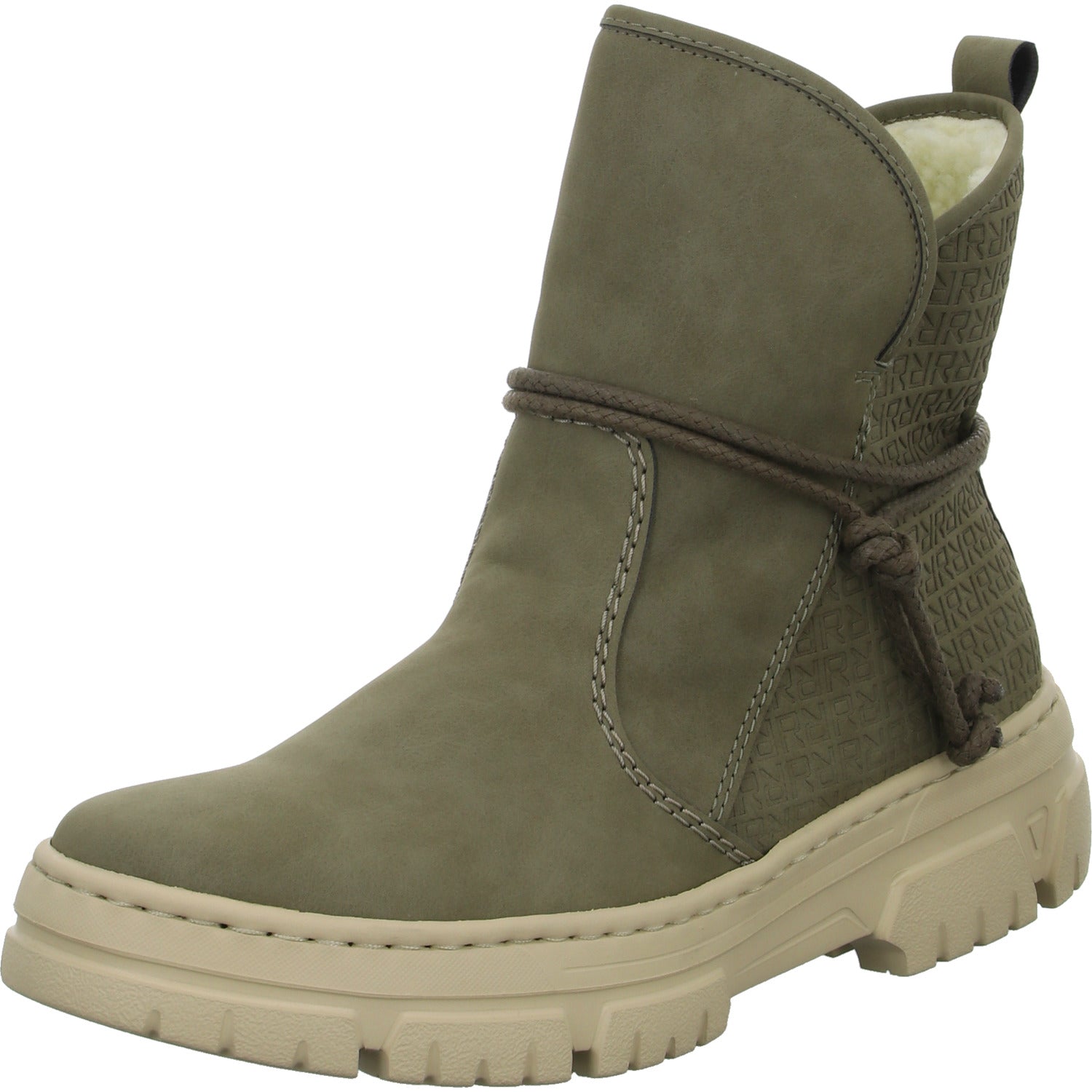 Rieker Schlupf-/Reißverschlußstiefelette Warmfutter bis 35mm Absatz (casual)