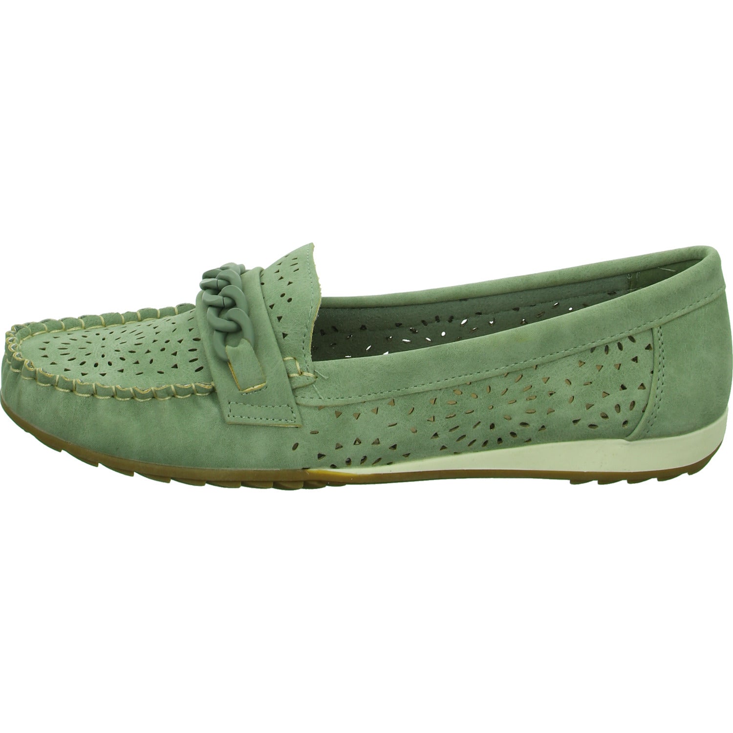 Alyssa Slipper/Kletthalbschuh luftdurchlässig (durchbrochenes/geflochtenes Obermaterial)