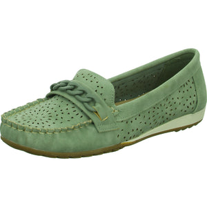Alyssa Slipper/Kletthalbschuh luftdurchlässig (durchbrochenes/geflochtenes Obermaterial)
