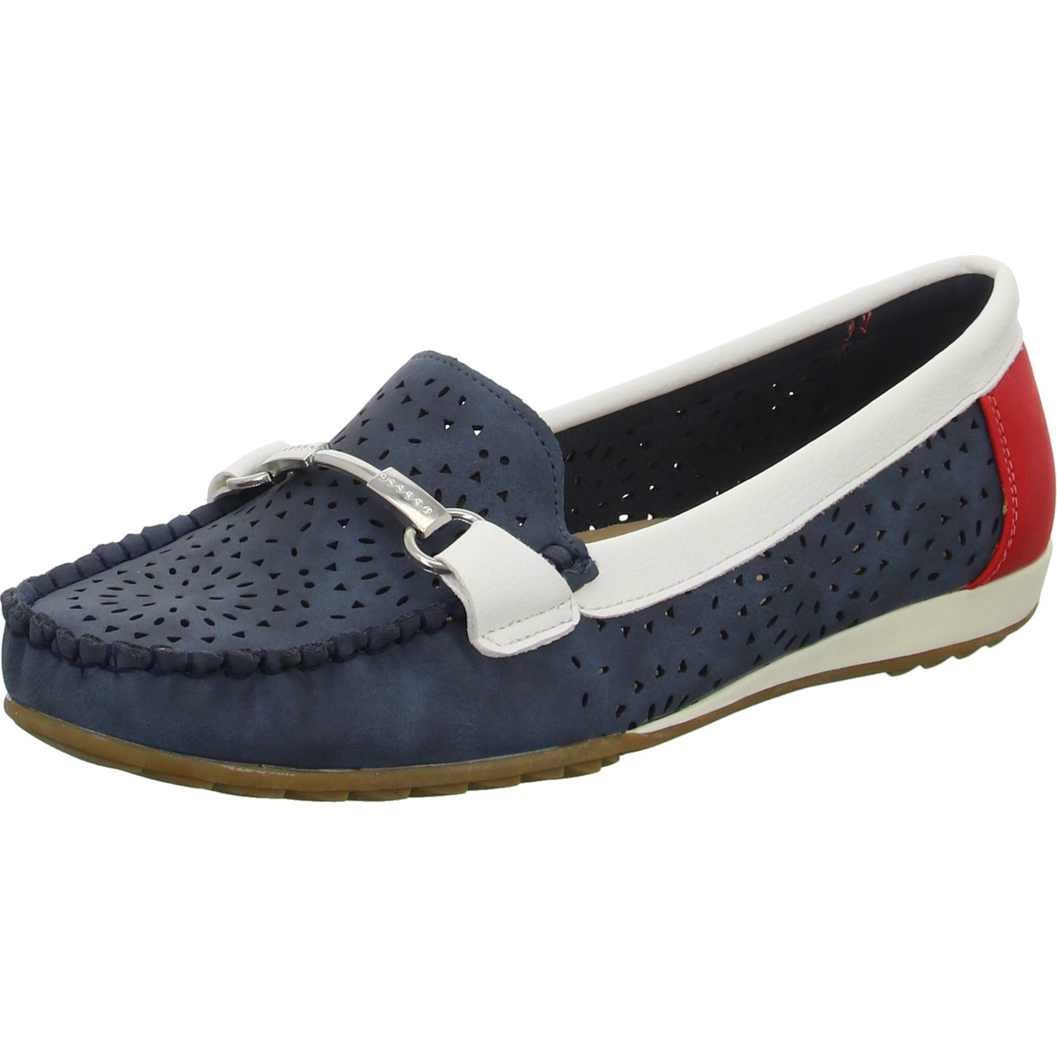 Alyssa Slipper/Kletthalbschuh luftdurchlässig (durchbrochenes/geflochtenes Obermaterial)