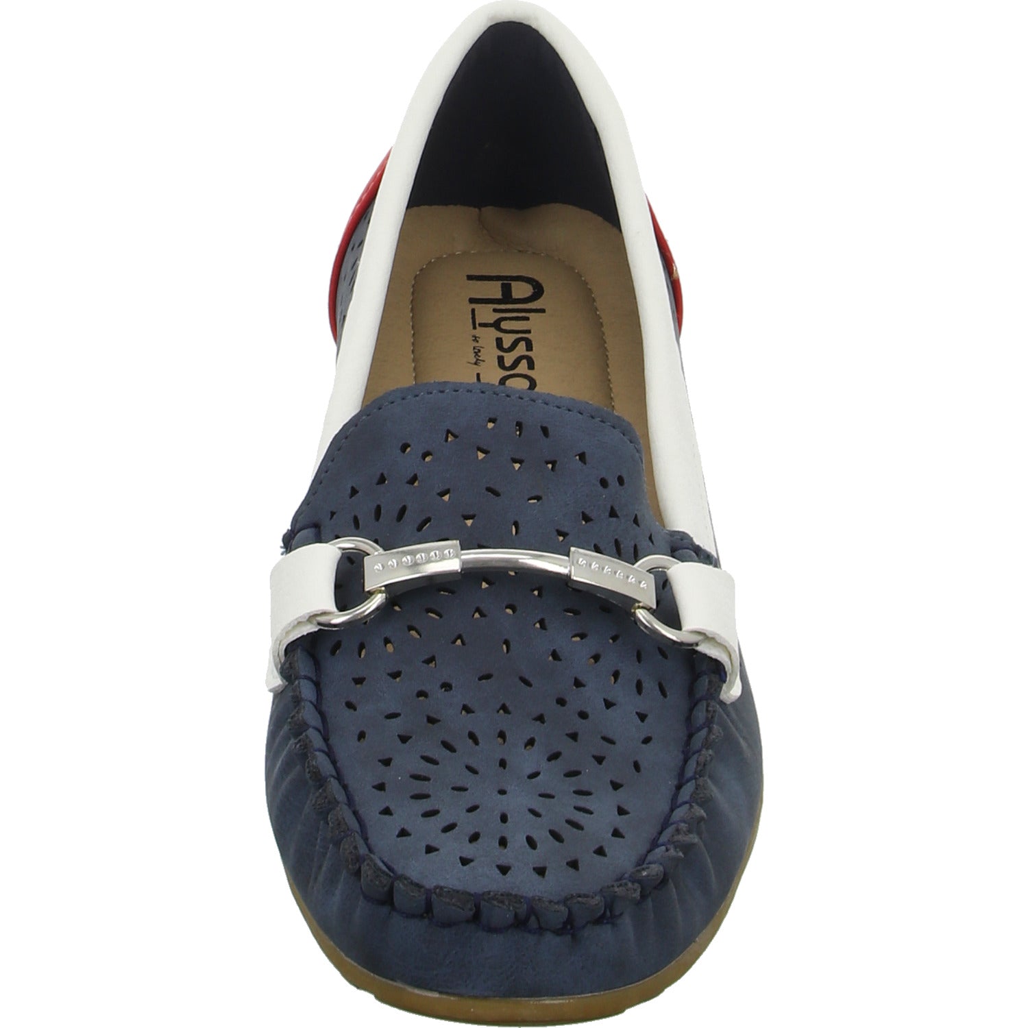 Alyssa Slipper/Kletthalbschuh luftdurchlässig (durchbrochenes/geflochtenes Obermaterial)