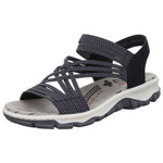 Lade das Bild in den Galerie-Viewer, Rieker Sportliche Sandalette bis 30mm Sohlenhöhe
