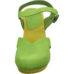 Lade das Bild in den Galerie-Viewer, Sanita Sling ab 50mm Absatz WOOD-MATRIX SQUARE FLEX SANDAL
