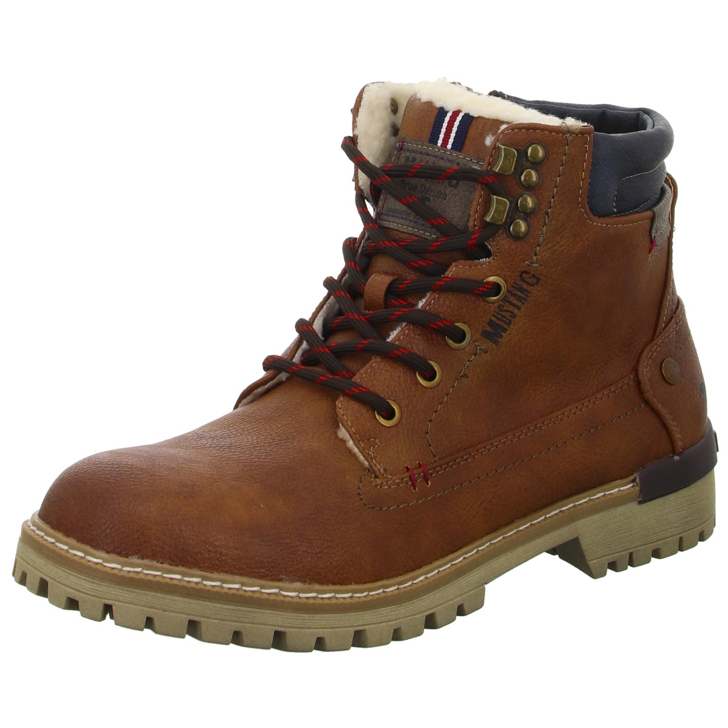 MUSTANG Schnürstiefelette Warmfutter Freizeit (casual)