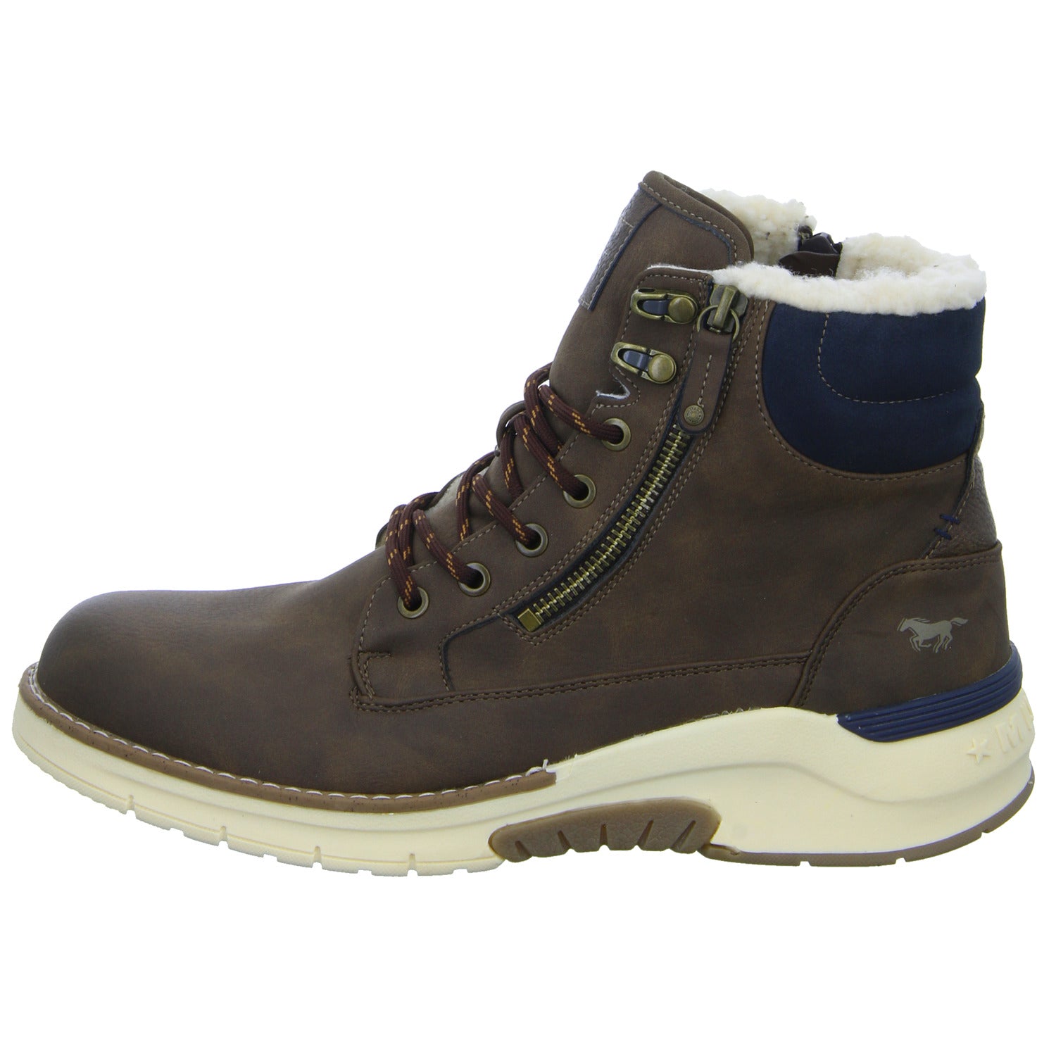 MUSTANG Schnürstiefelette Warmfutter Freizeit (casual)