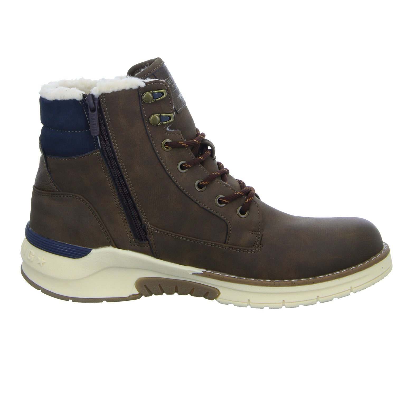 MUSTANG Schnürstiefelette Warmfutter Freizeit (casual)