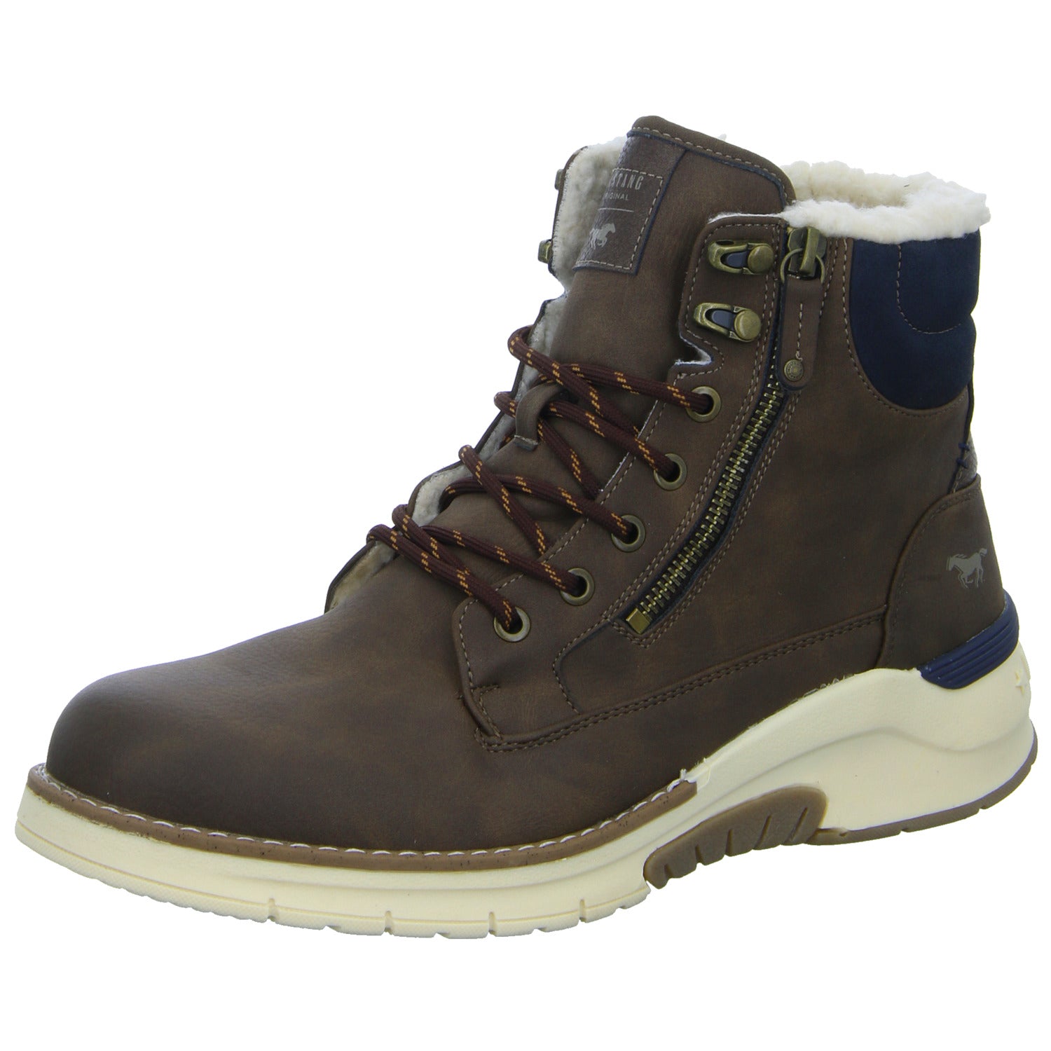 MUSTANG Schnürstiefelette Warmfutter Freizeit (casual)
