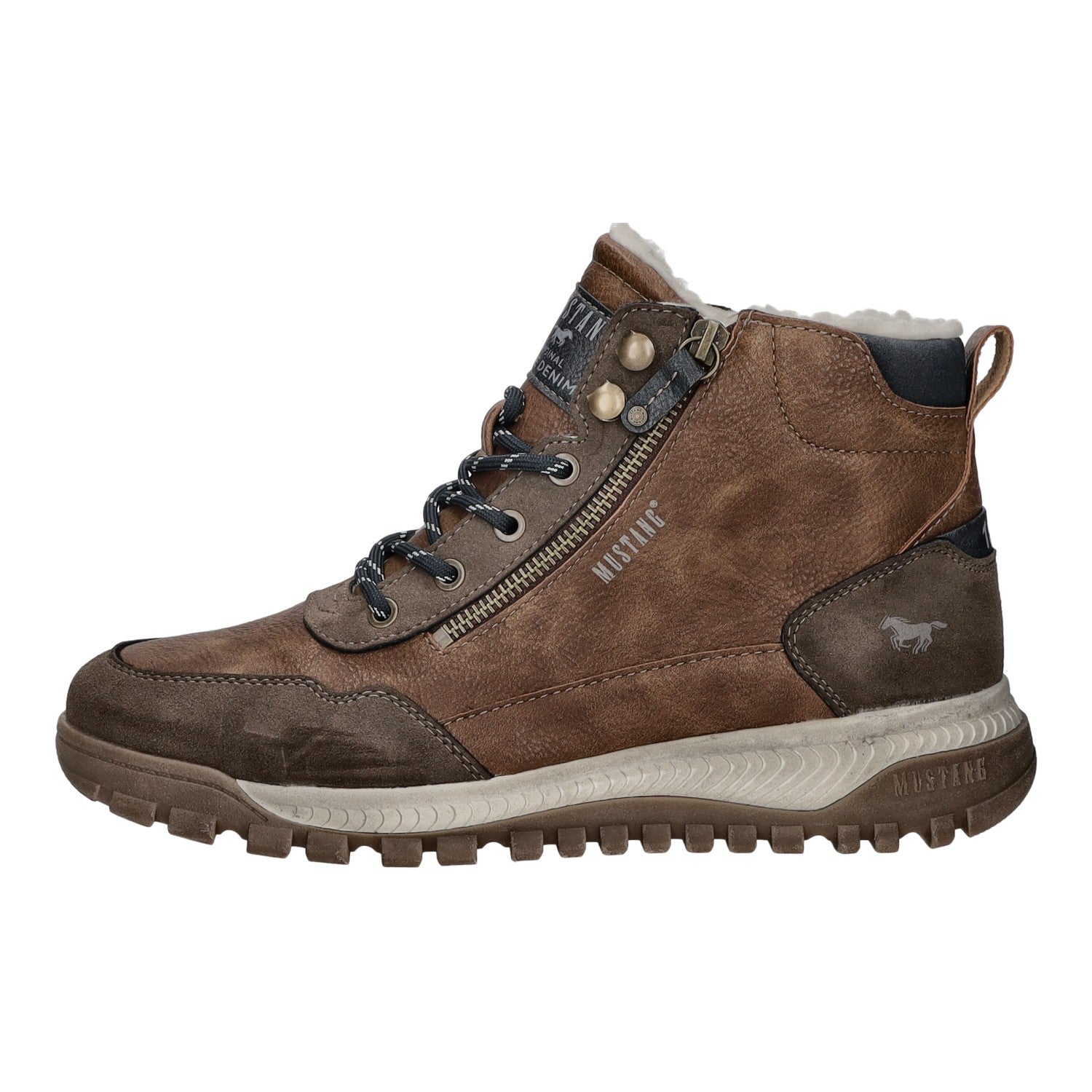 MUSTANG Schnürstiefelette Warmfutter Freizeit (casual)