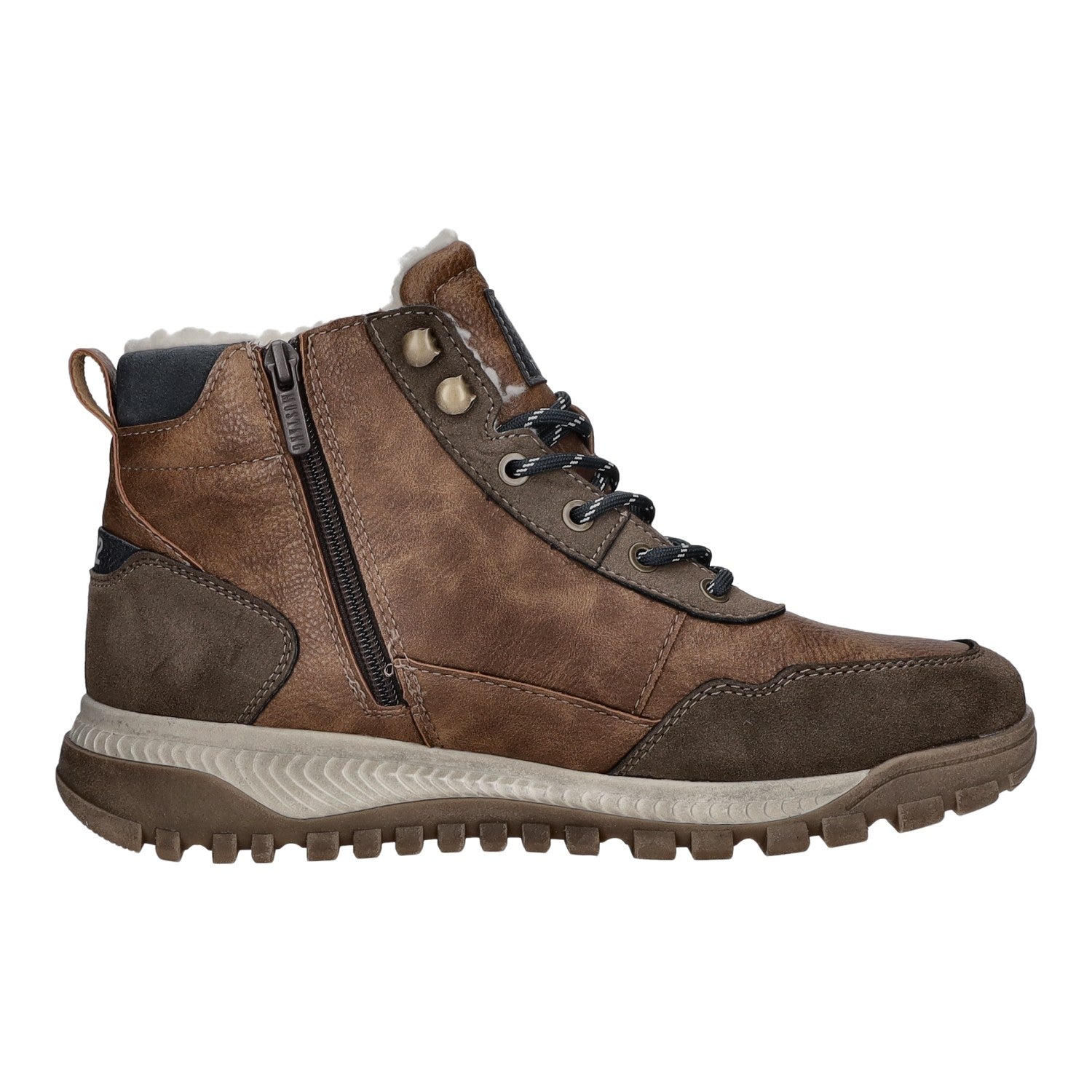 MUSTANG Schnürstiefelette Warmfutter Freizeit (casual)