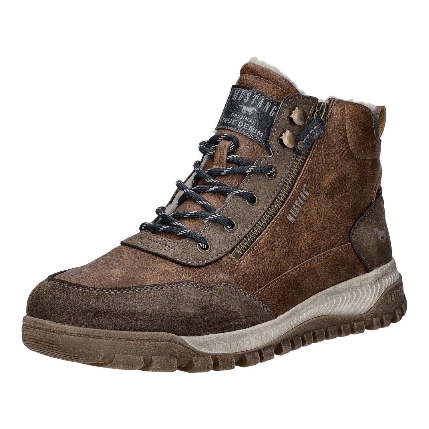 MUSTANG Schnürstiefelette Warmfutter Freizeit (casual)