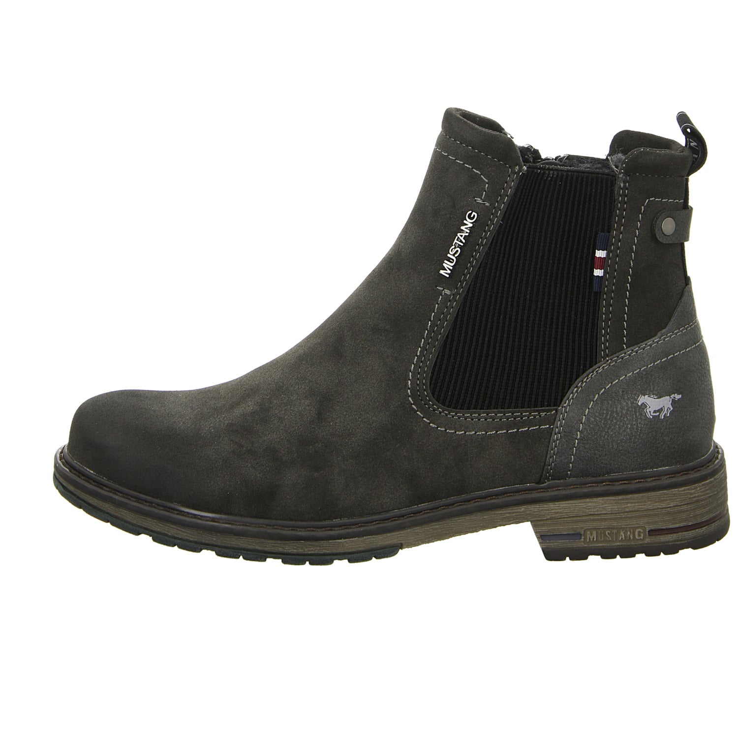 MUSTANG Schlupf/Reißverschlußstiefelette Warmfutter Freizeit (Casual)