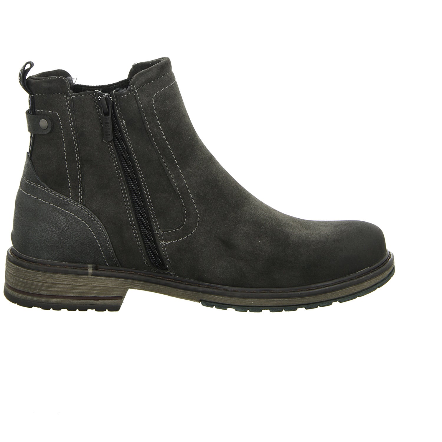 MUSTANG Schlupf/Reißverschlußstiefelette Warmfutter Freizeit (Casual)