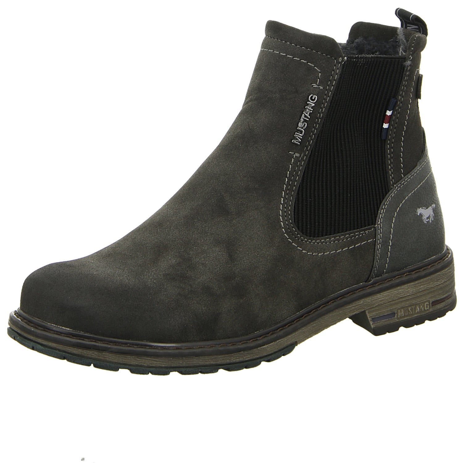 MUSTANG Schlupf/Reißverschlußstiefelette Warmfutter Freizeit (Casual)