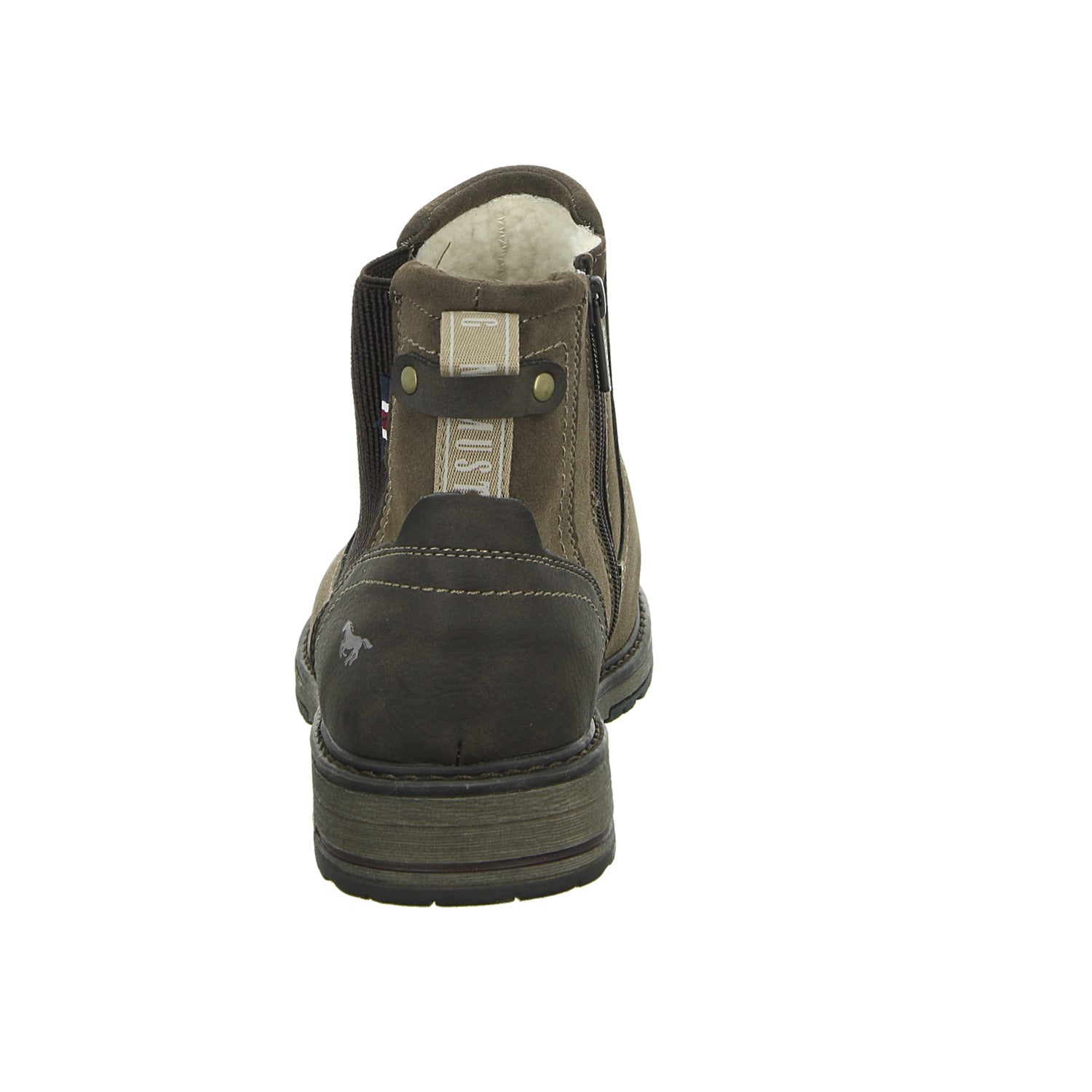 MUSTANG Schlupf/Reißverschlußstiefelette Warmfutter Freizeit (Casual)