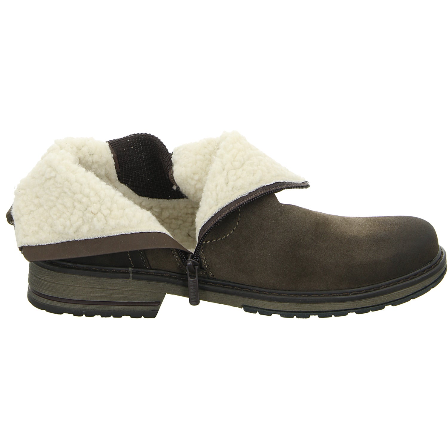 MUSTANG Schlupf/Reißverschlußstiefelette Warmfutter Freizeit (Casual)