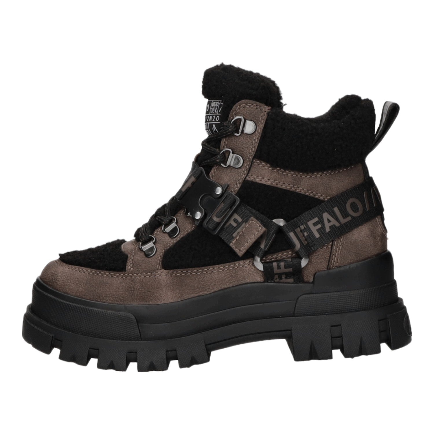 Buffalo Schnürstiefelette Warmfutter bis 35mm Absatz (casual) ASPHA COM MID WARM