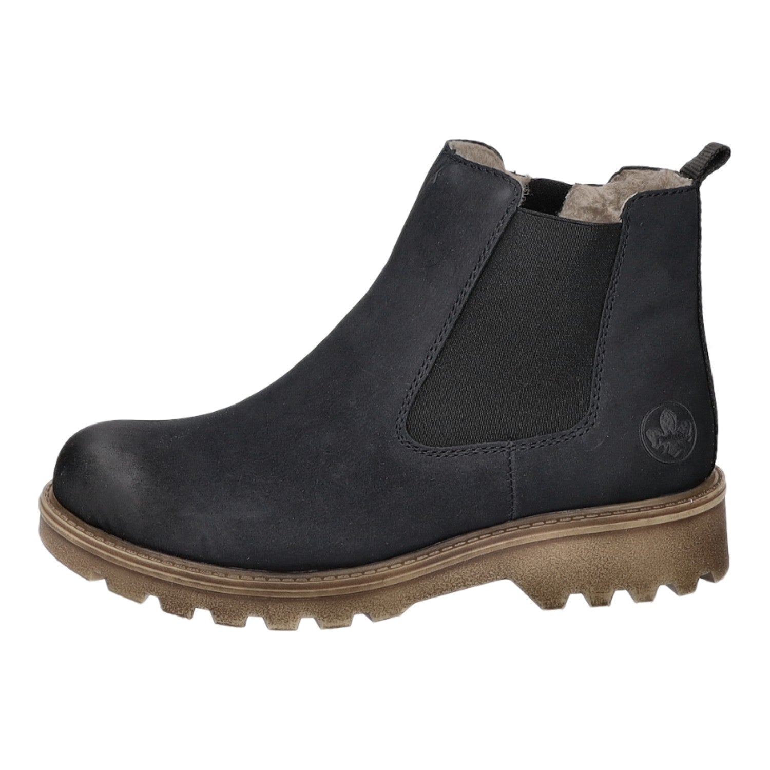Rieker Schlupf-/Reißverschlußstiefelette Warmfutter bis 35mm Absatz (casual)