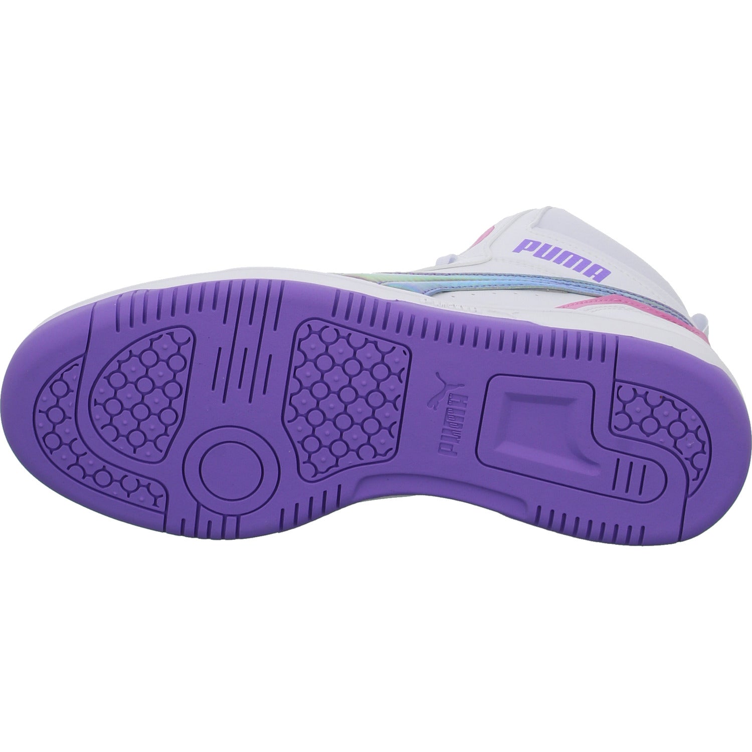 PUMA Schnürstiefelette Kaltfutter Rebound V6 Mid Bouncy Sky Jr