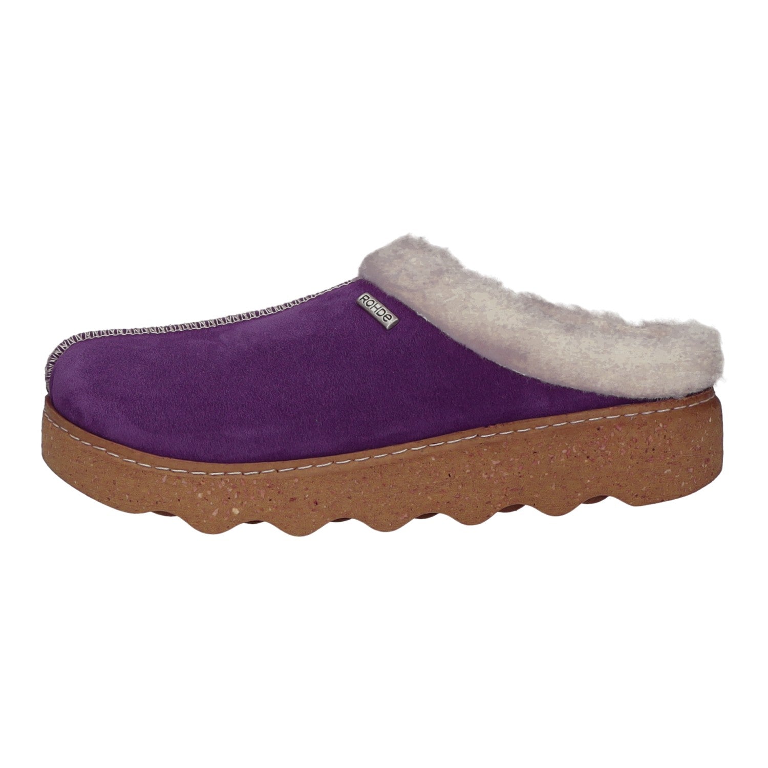 Rohde Hausschuh Pantolette Warmfutter