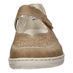 Lade das Bild in den Galerie-Viewer, Rieker Slipper/Kletthalbschuh luftdurchlässig (durchbrochenes/geflochtenes Obermaterial)
