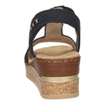 Lade das Bild in den Galerie-Viewer, Rieker Sandalette ab 50mm Absatz
