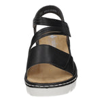 Lade das Bild in den Galerie-Viewer, Rieker Keil Sandalette ab 30mm Sohlenhöhe
