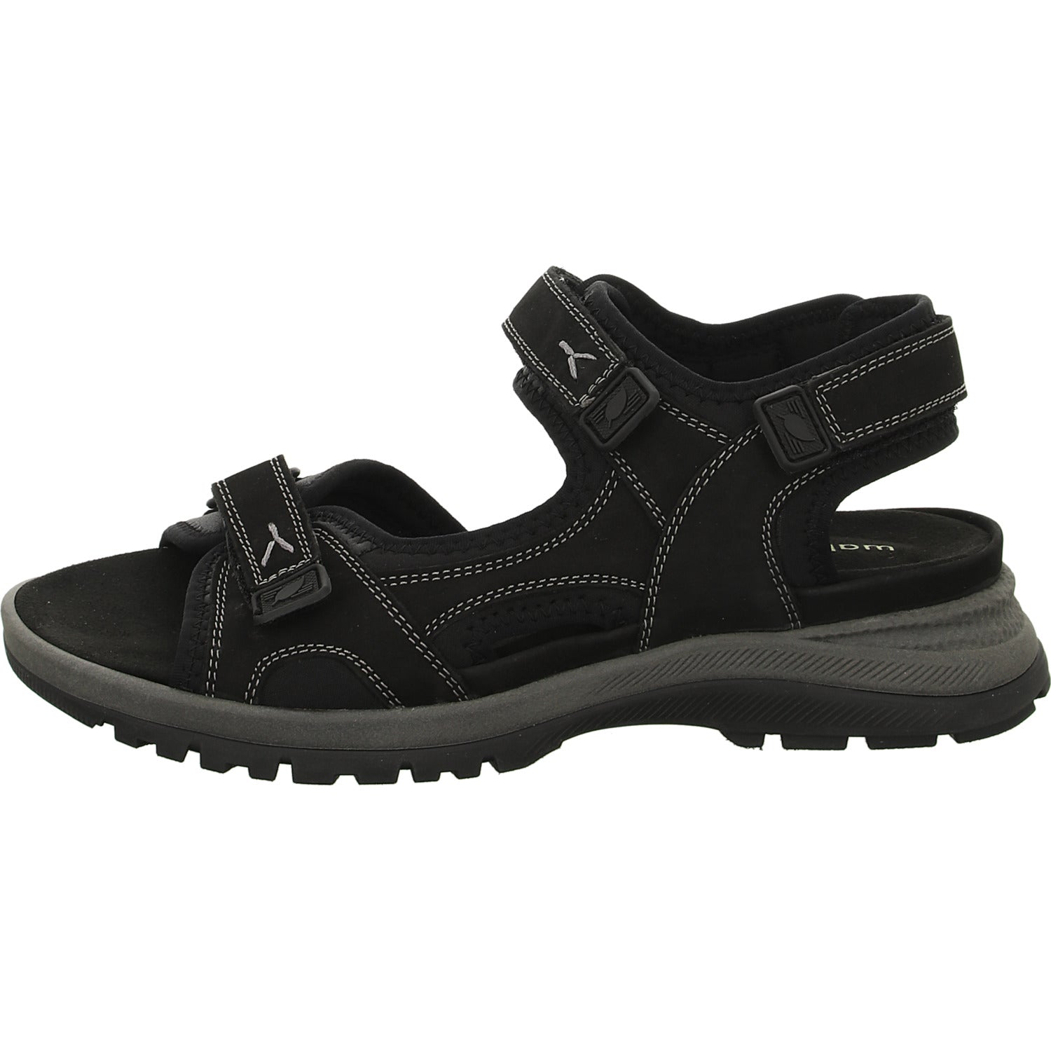 Waldläufer Sandalette mit Mehrweite bis 30mm Sohlenhöhe H-Sora