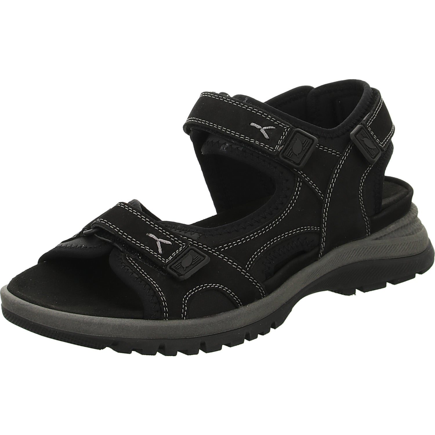 Waldläufer Sandalette mit Mehrweite bis 30mm Sohlenhöhe H-Sora