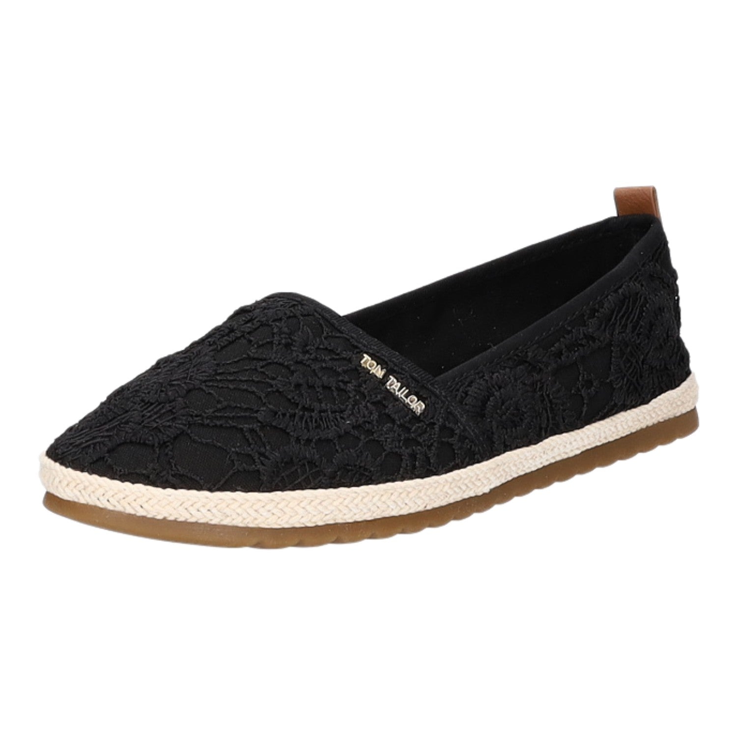 Tom Tailor Leinen Slipper/Kletthalbschuh