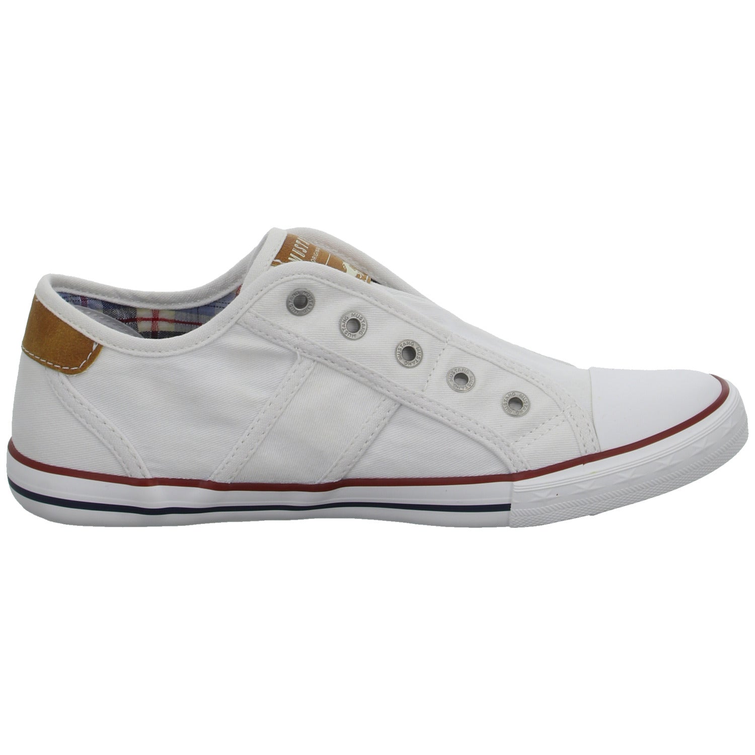 MUSTANG Leinen Slipper/Kletthalbschuh