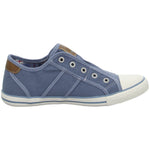Lade das Bild in den Galerie-Viewer, MUSTANG Leinen Slipper/Kletthalbschuh
