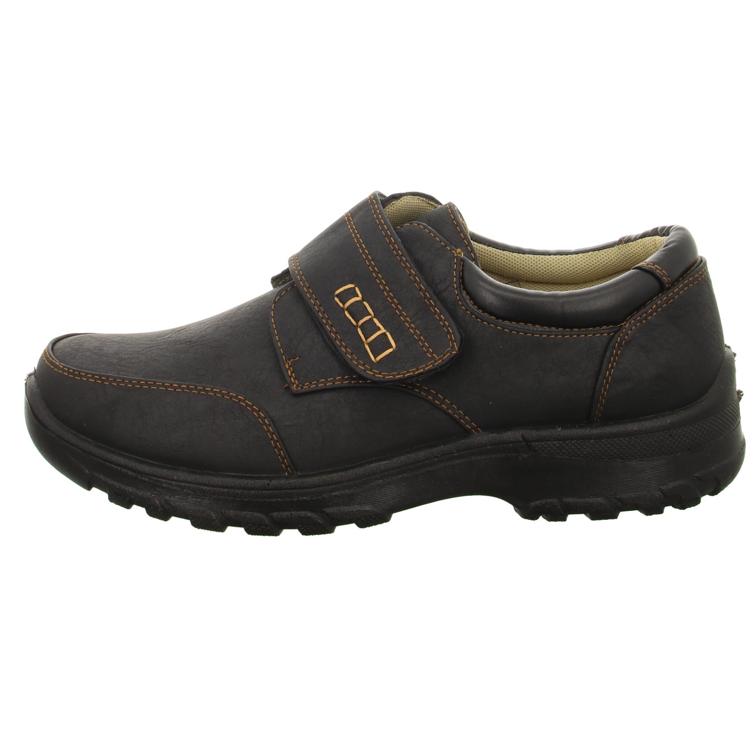 Paulo G. Slipper/Kletthalbschuh mit Mehrweite Freizeit (sportlicher Boden)