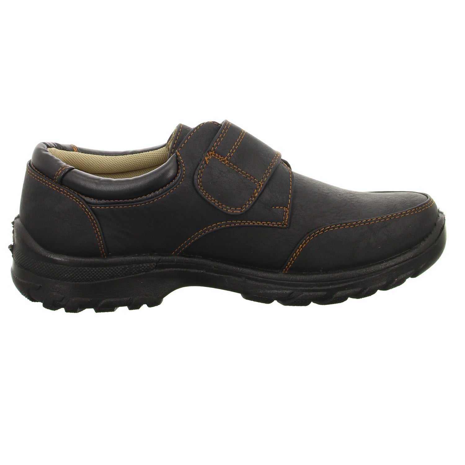 Paulo G. Slipper/Kletthalbschuh mit Mehrweite Freizeit (sportlicher Boden)